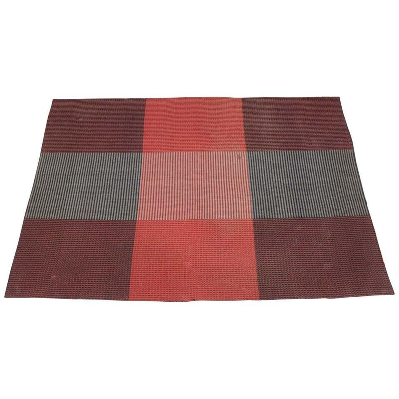 Original vintage geometric rug by Antonín Kybal, 1940