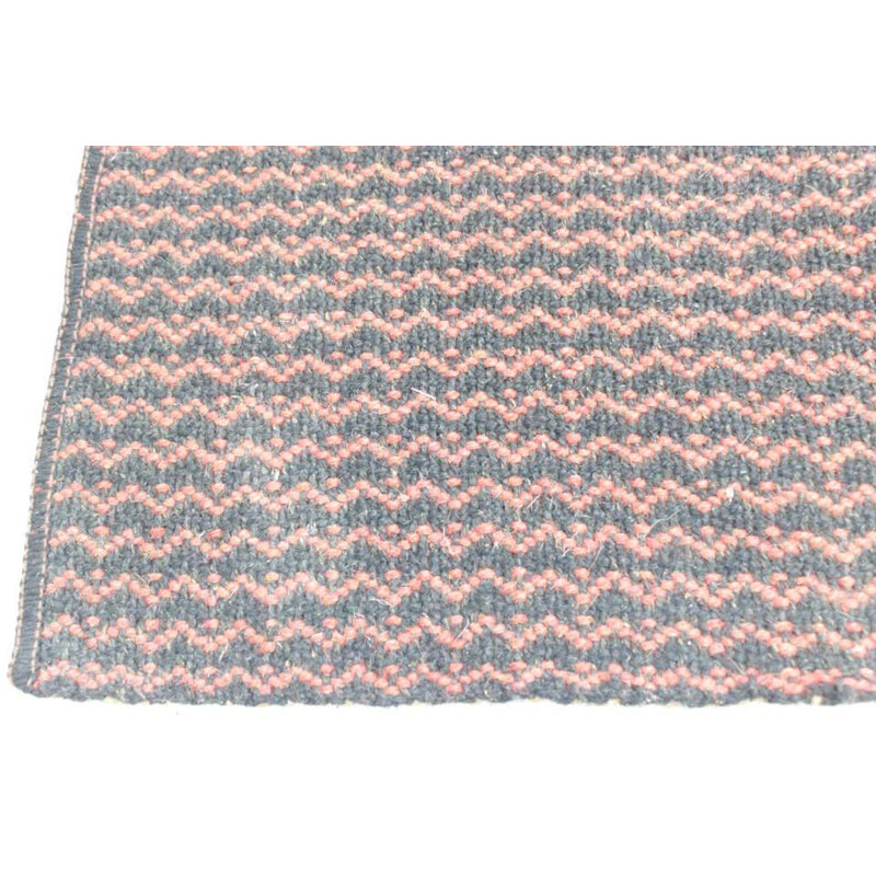 Original vintage geometric rug by Antonín Kybal, 1940