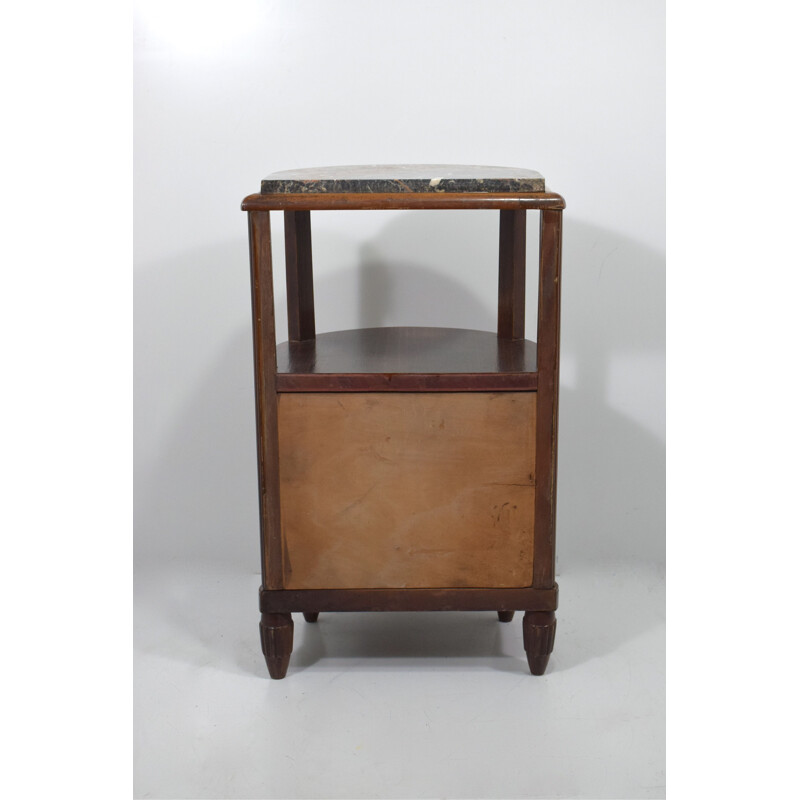 Vintage art deco ebony macassar furniture, France 1920s