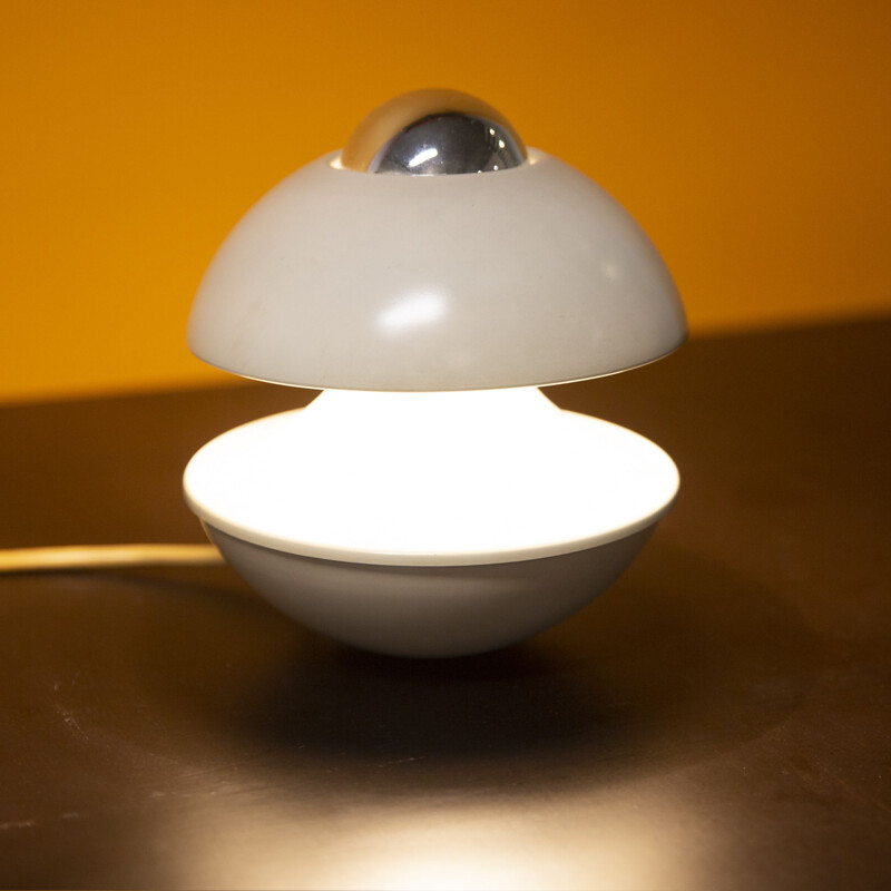 Lampe de table vintage Cascade blanc de Klaus Hempel pour Kaiser Leuchten 1970