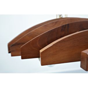 Vintage suspension Walnut, Italy 1960s