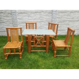 Vintage Bamboo garden set