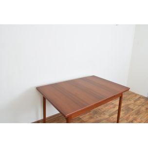 Mid-Century Teak Extendable Dining Table, Denmark 1960s