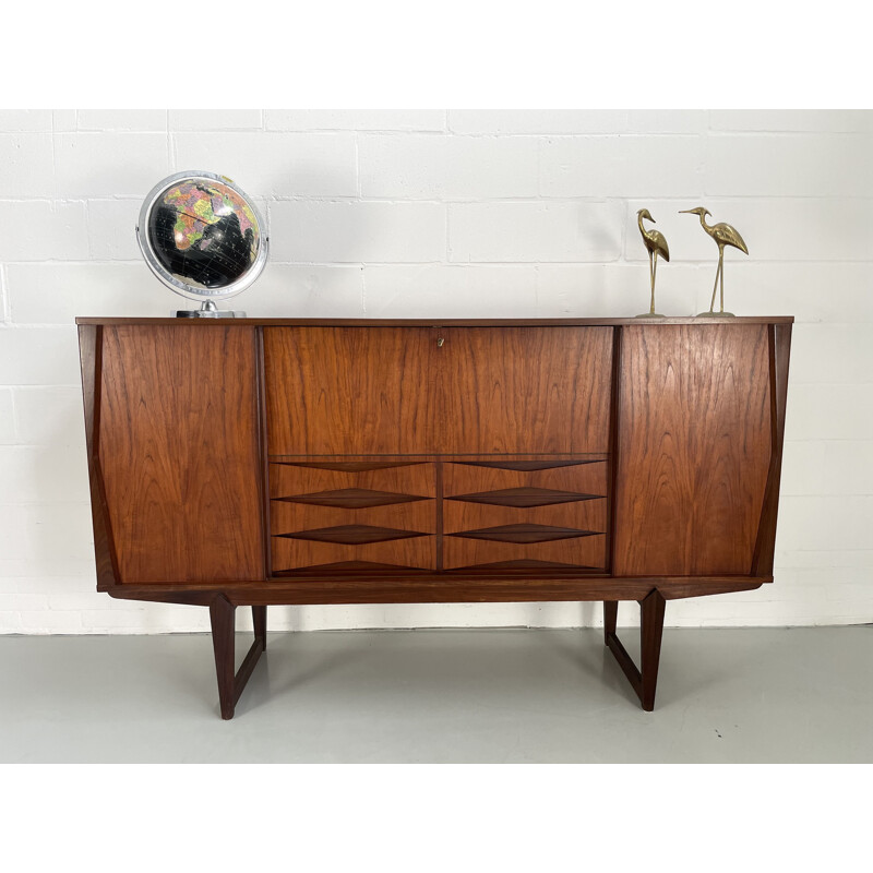 Vintage highboard, Denmark 1960s