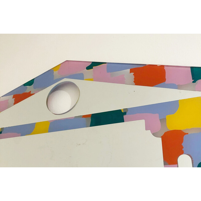 Vintage Wall Mirror By Nanda Vigo And Alessandro Mendini, Italy 1990s