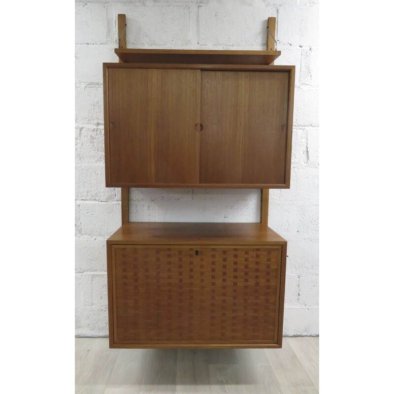 Vintage Shelving Wall System  Teak Poul Cadovius 1960