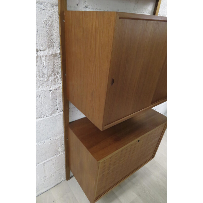 Vintage Shelving Wall System  Teak Poul Cadovius 1960