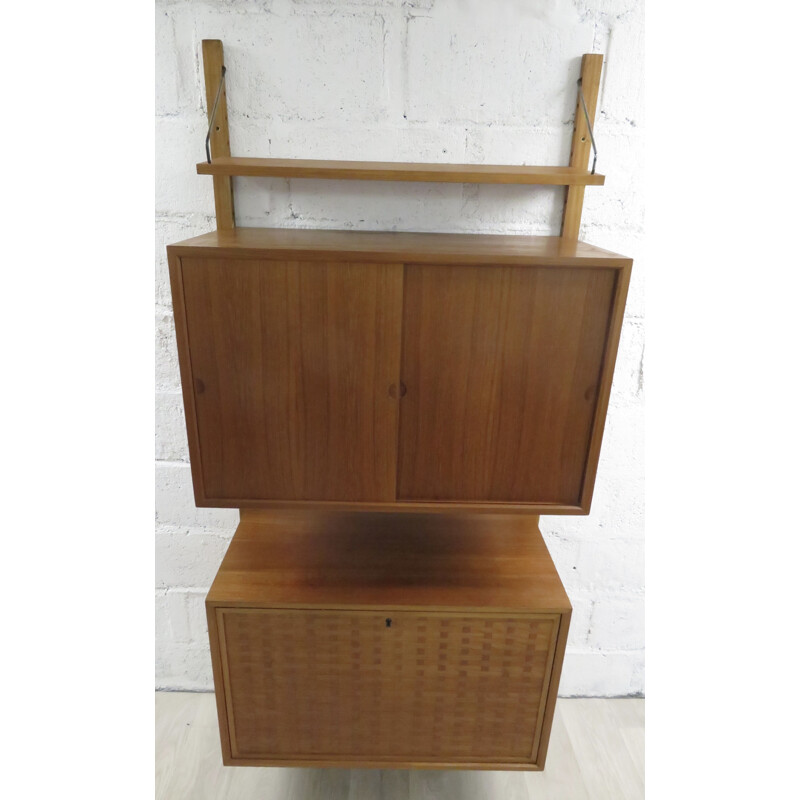 Vintage Shelving Wall System  Teak Poul Cadovius 1960