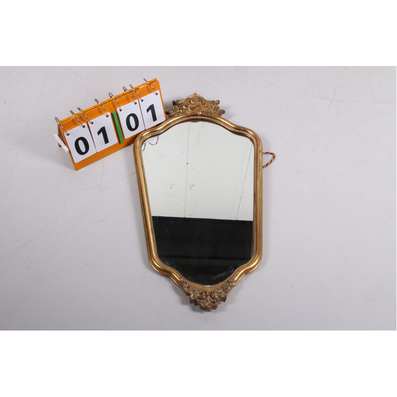 Vintage gold mirror France 1960s