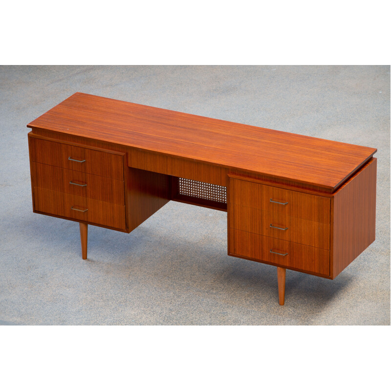 Bureau vintage en teck, Scandinave 1960