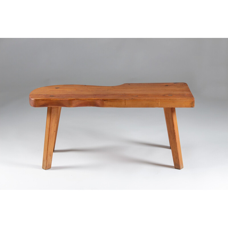 Small Swedish bench in solid bench - 1940s