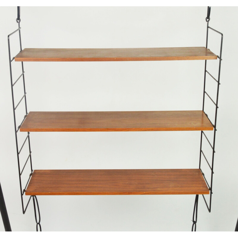 Vintage modular bookcase by Kajs and Nisse for Strinning for String, Sweden 1960