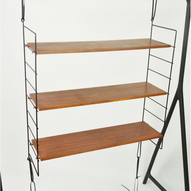 Vintage modular bookcase by Kajs and Nisse for Strinning for String, Sweden 1960