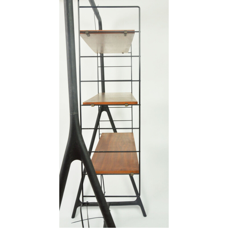 Vintage modular bookcase by Kajs and Nisse for Strinning for String, Sweden 1960