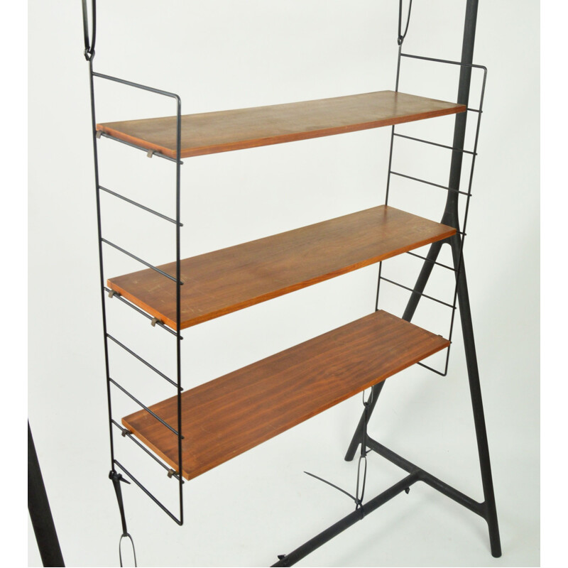 Vintage modular bookcase by Kajs and Nisse for Strinning for String, Sweden 1960