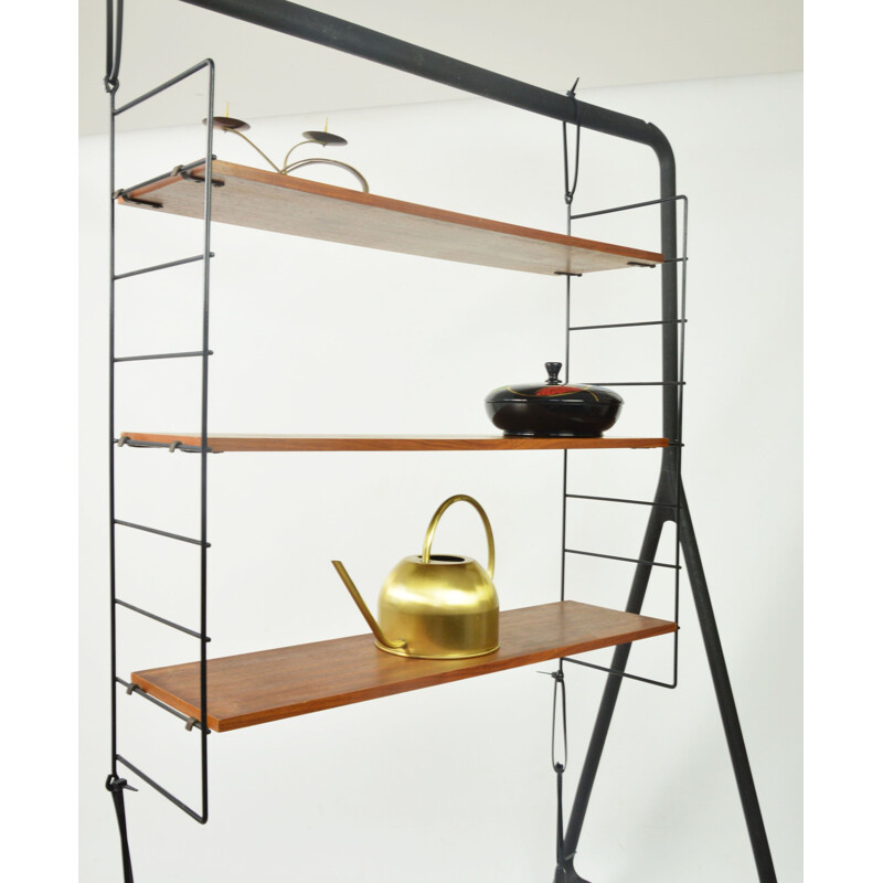 Vintage modular bookcase by Kajs and Nisse for Strinning for String, Sweden 1960