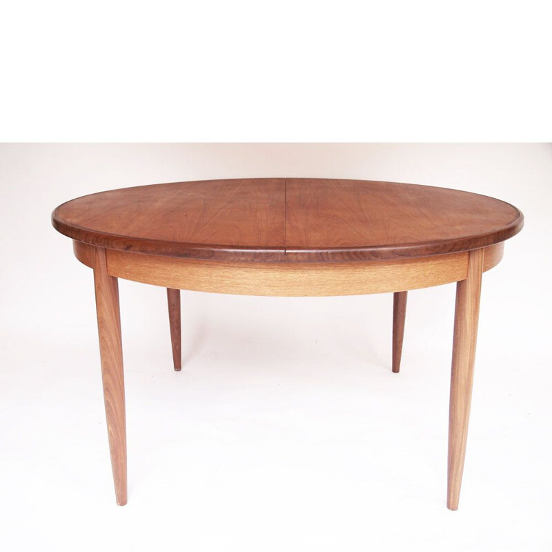 Vintage round dining table Gplan, Scandinavian 1960s