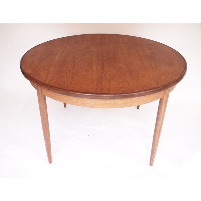 Vintage round dining table Gplan, Scandinavian 1960s