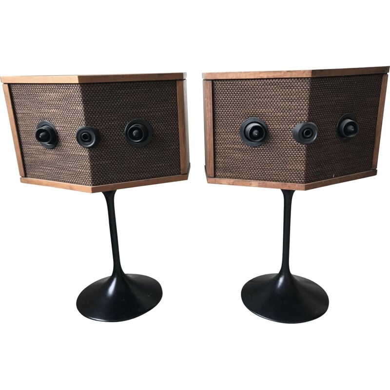 Pair of vintage Bose Model 901 Series 4 speakers 1970s
