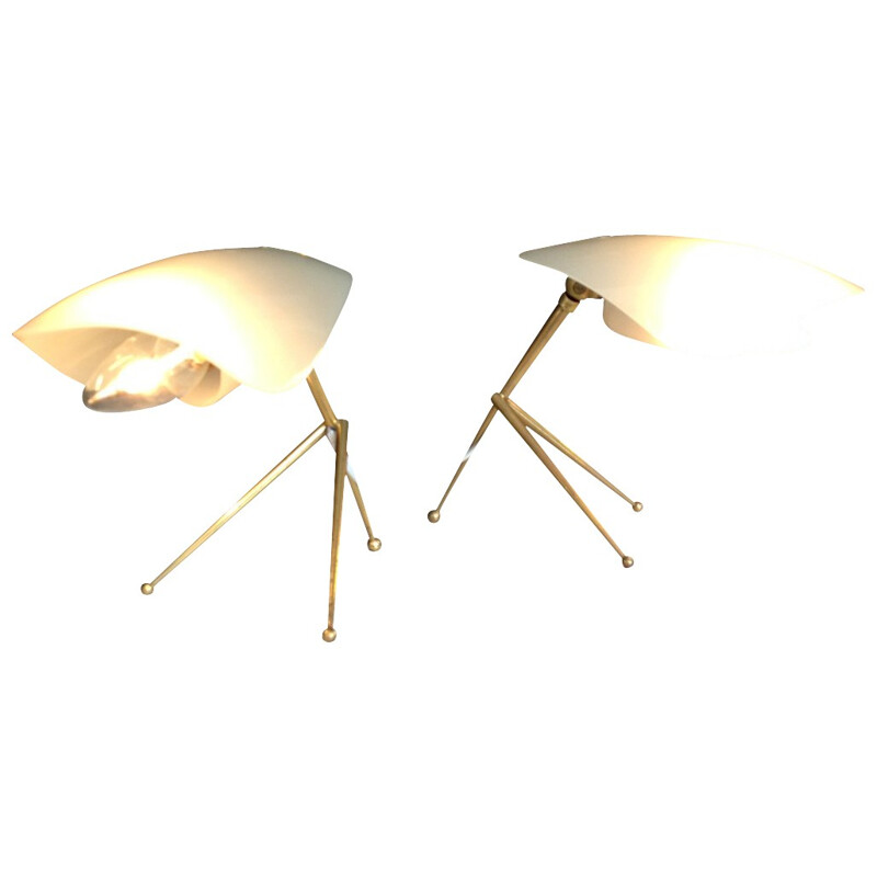 Pair of Italian lamps - 50s