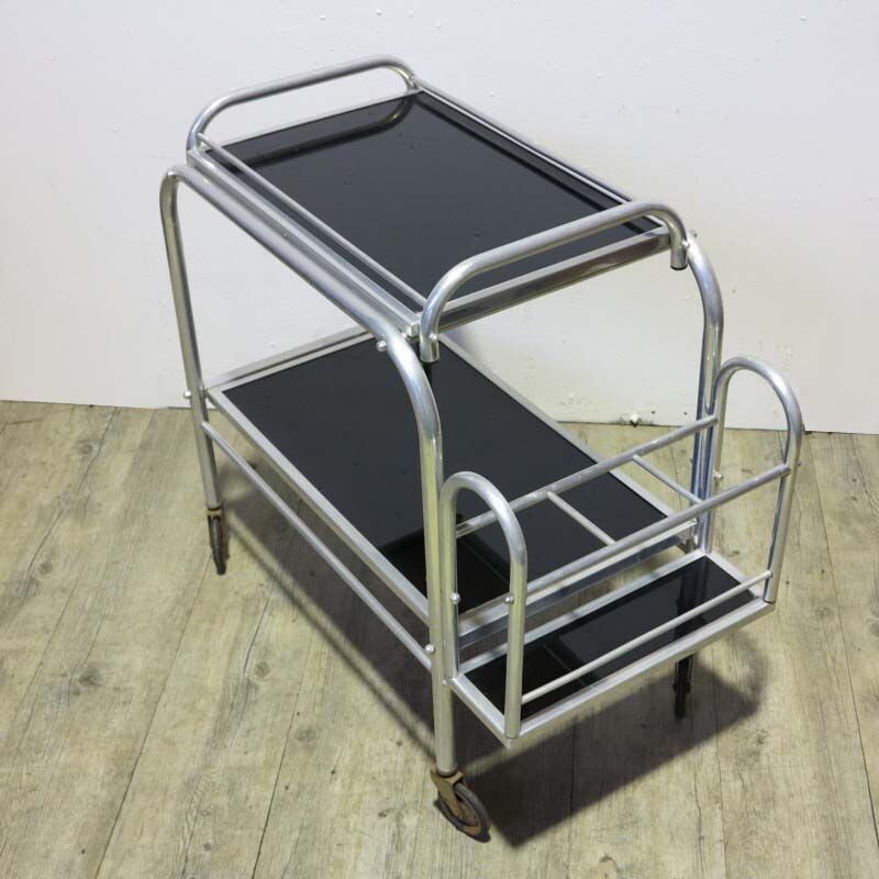 Vintage Art Deco Trolley, French 1930s