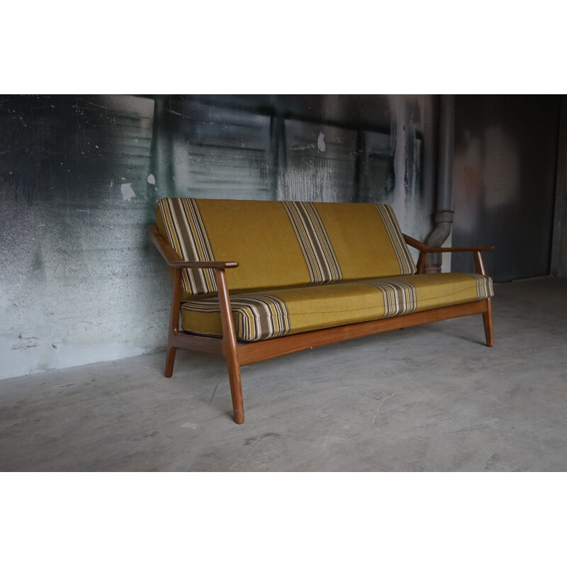 Vintage H Brockmann Petersen sofa in teak by Randers Mobelfabrik 1960s