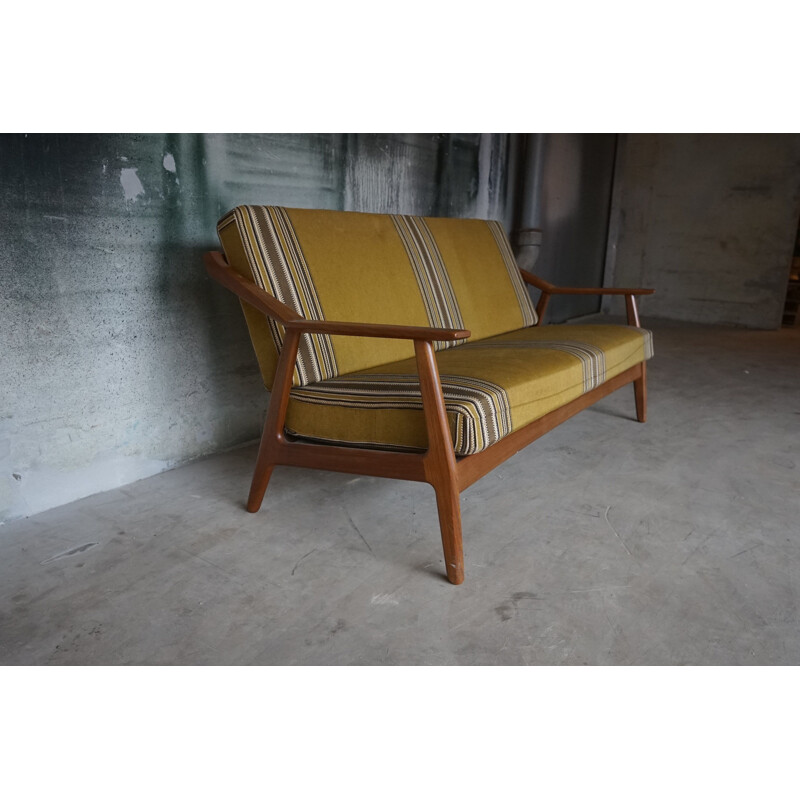 Vintage H Brockmann Petersen sofa in teak by Randers Mobelfabrik 1960s