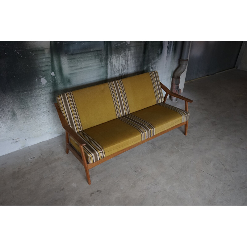 Vintage H Brockmann Petersen sofa in teak by Randers Mobelfabrik 1960s