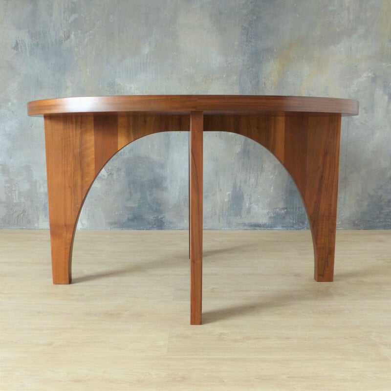 Vintage Oval Dining Table 1950s