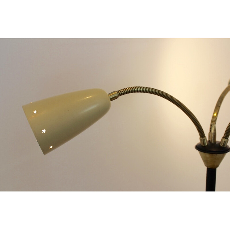 Hala Zeist floor lamp in Brass, H. Th. J.A. BUSQUET - 1950s