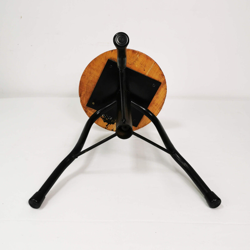 Vintage Swivel stool, Poland 1970s