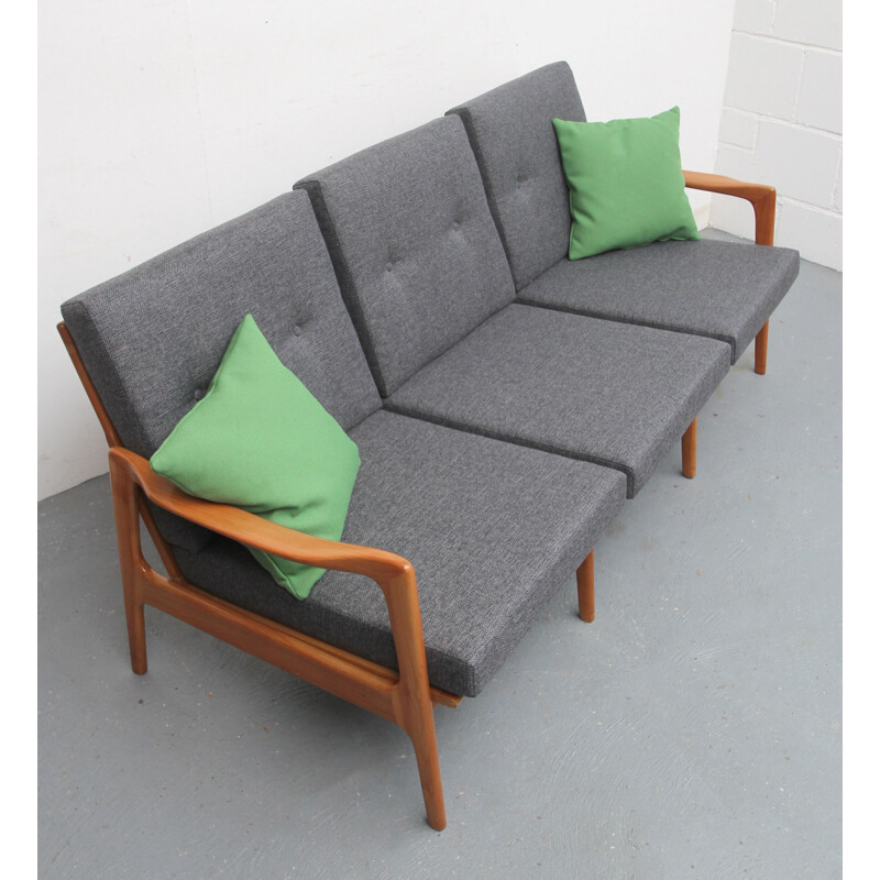 Vintage-Sofa aus Kirschholz, 1960