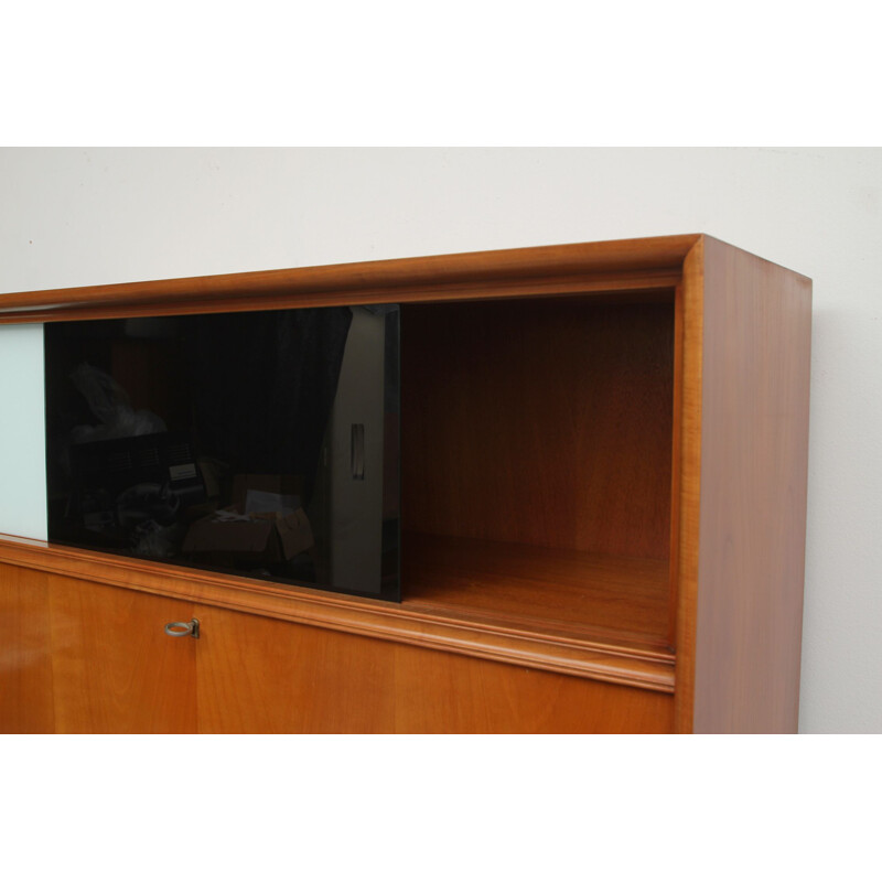 Vintage office furnituresecretaire in cherrywood 1950s