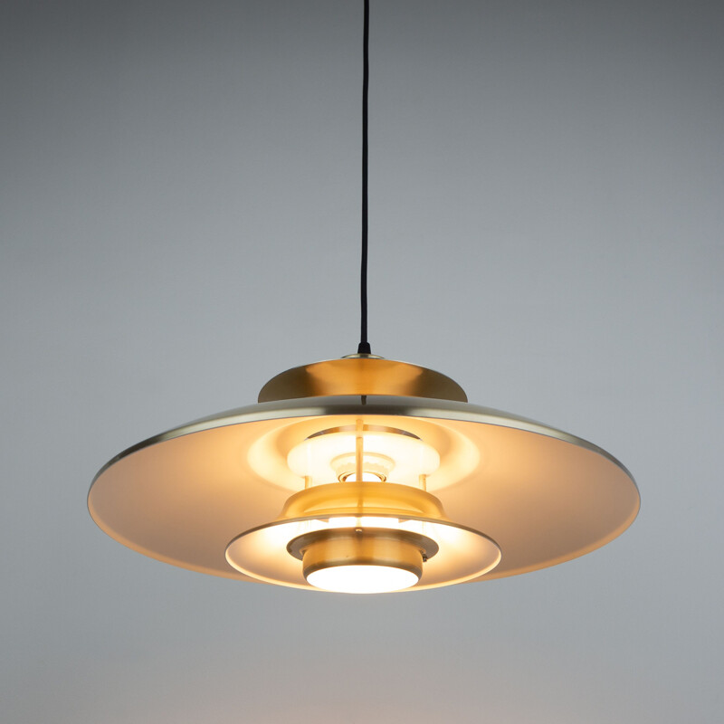 Vintage pendant lamp Lyskaer by Bent Nordsted, Denmark 1970s