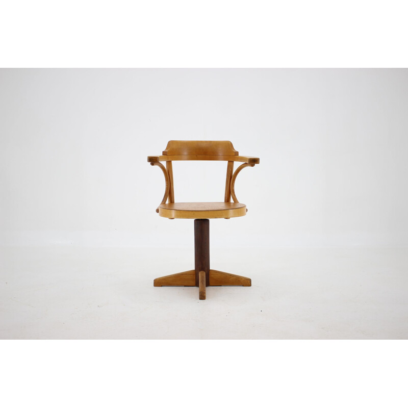 Vintage Adjustable Armchair by Fritz Hansen Swivel, Denmark 1950s