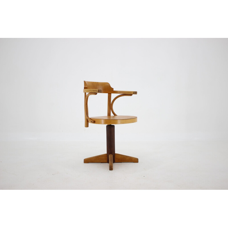 Vintage Adjustable Armchair by Fritz Hansen Swivel, Denmark 1950s