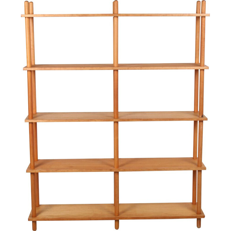 Vintage Stick cabinet bookcase by Lutjens & Den Boer 1950s