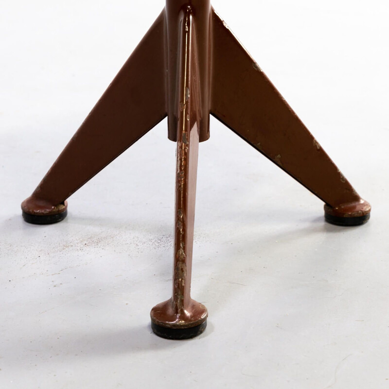 Tabouret vintage d'atelier industriel par AB Odelberg-Olson, Suède 1930