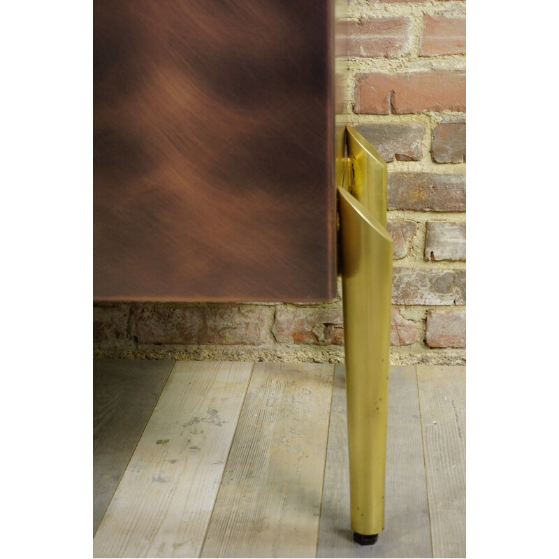 Vintage brass and copper bar furniture by Belgo Chrom