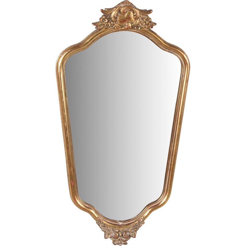 Vintage gold mirror France 1960s