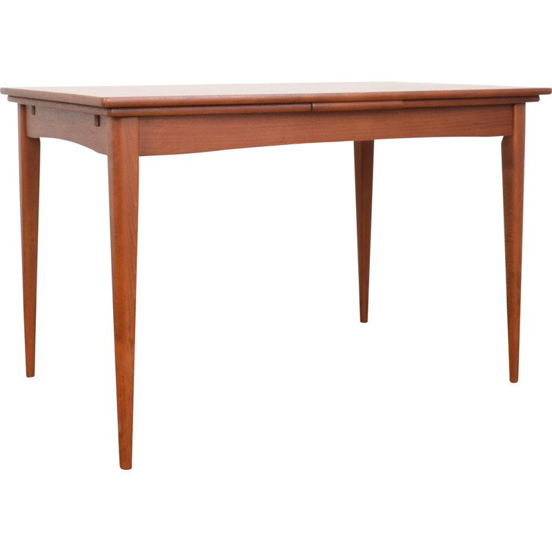 Vintage Teak Extendable Dining Table from Friedrich A. Flamme, German 1960s