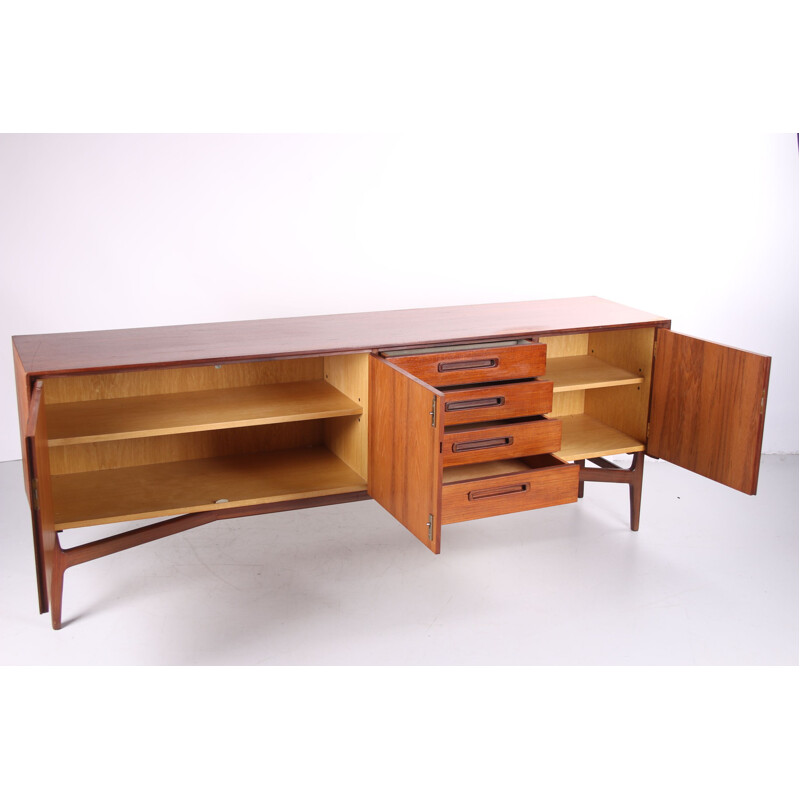 Large vintage Sideboard with doors and 4 drawers 1960s