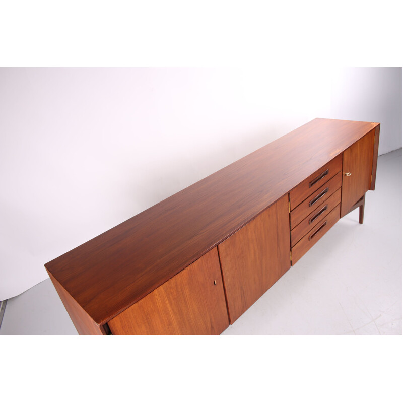 Large vintage Sideboard with doors and 4 drawers 1960s