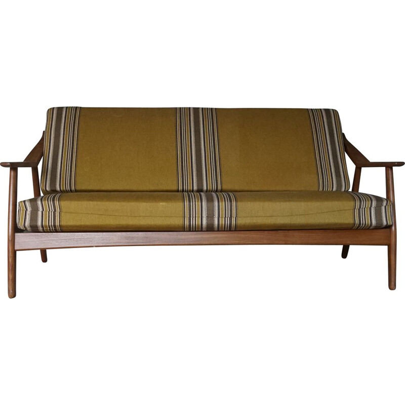 Vintage H Brockmann Petersen sofa in teak by Randers Mobelfabrik 1960s