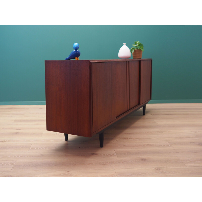 Vintage Teak sideboard by E. W. Bach, Danish 1970s