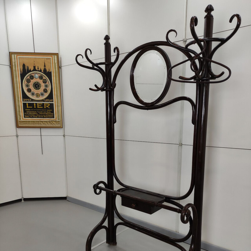 Vintage Thonet double coat rack