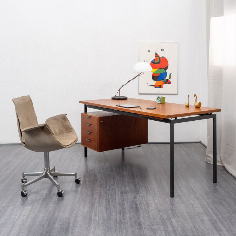 Vintage desk chair by Preben Fabricius & Jorgen Kastholm by Kill International
