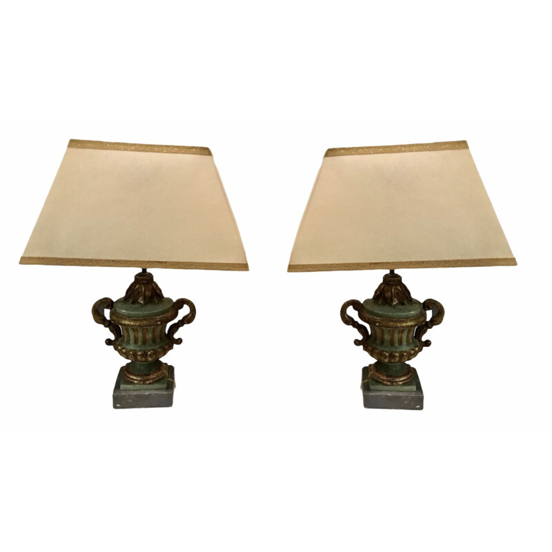 Pair of vintage Table Lamps 1950s