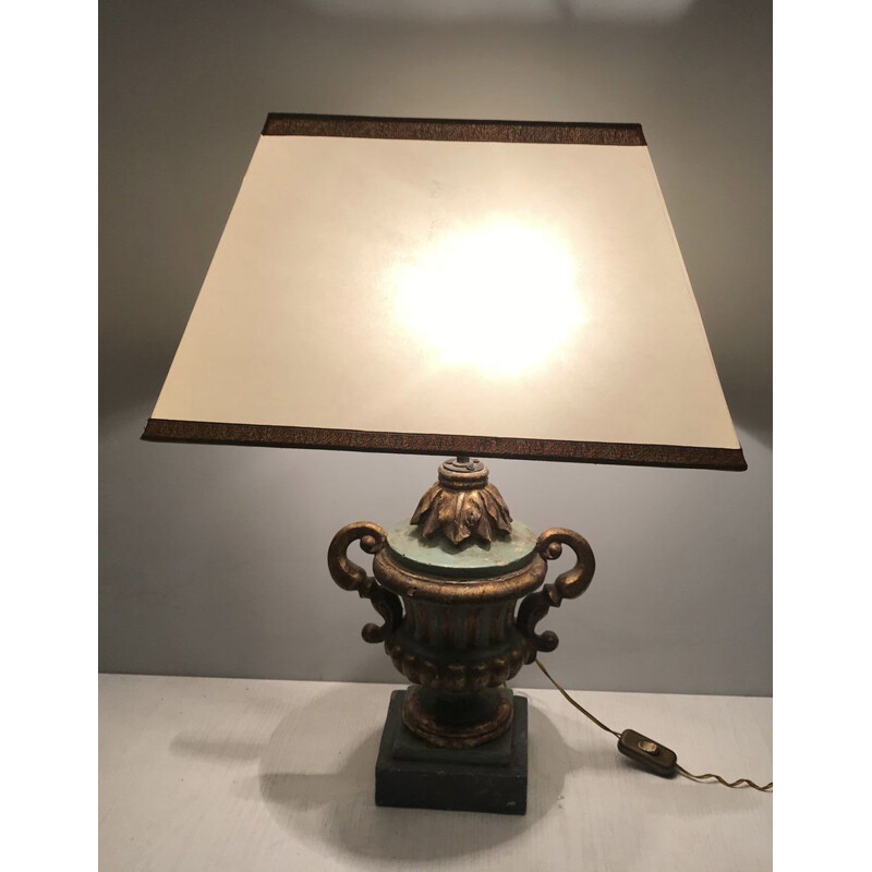 Coppia di lampade da tavolo vintage 1950