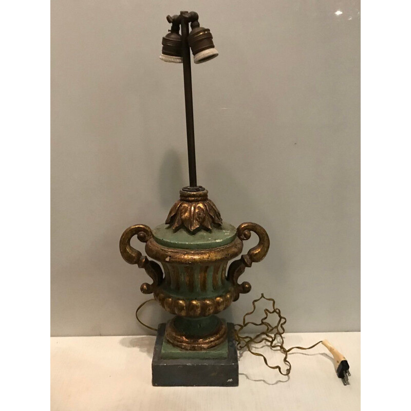 Coppia di lampade da tavolo vintage 1950